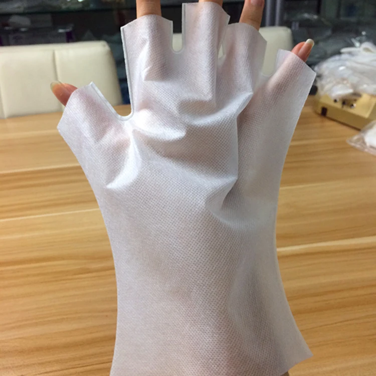 Anti Uv Nail Gloves Uv Gel Shield Glove Fingerless Manicure Nail Art Tools Led Lamp Nails Dryer Radiation Hand Protection
