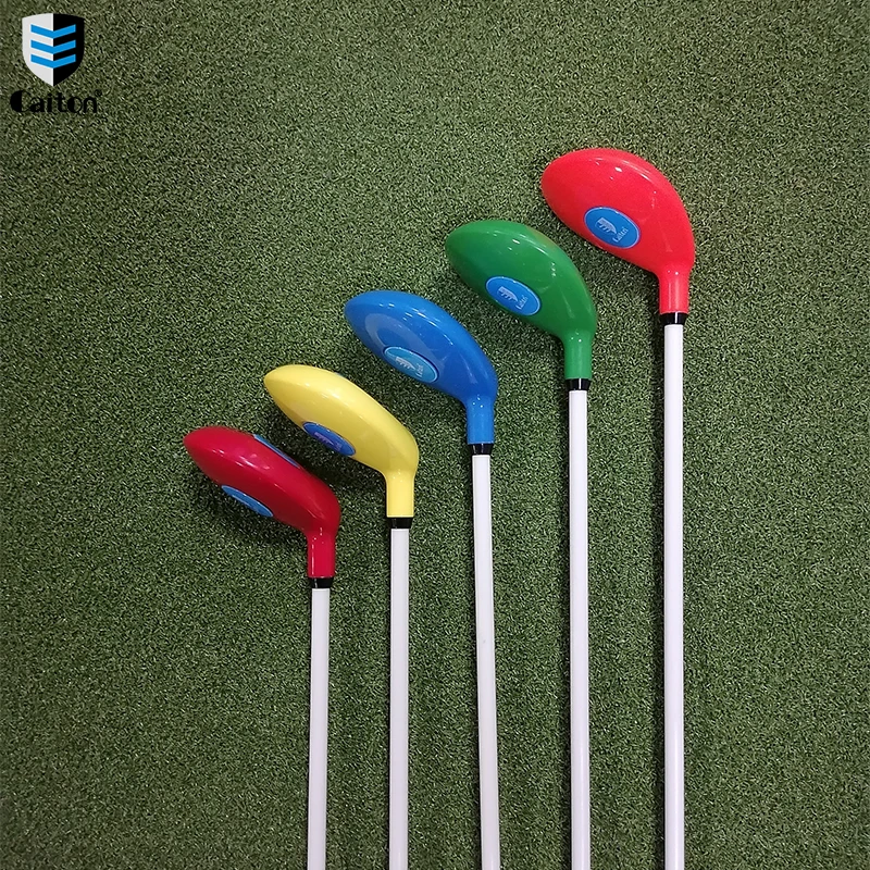 Caiton wholesale children rubber grip kids golf club set training aids  driver golf clubs