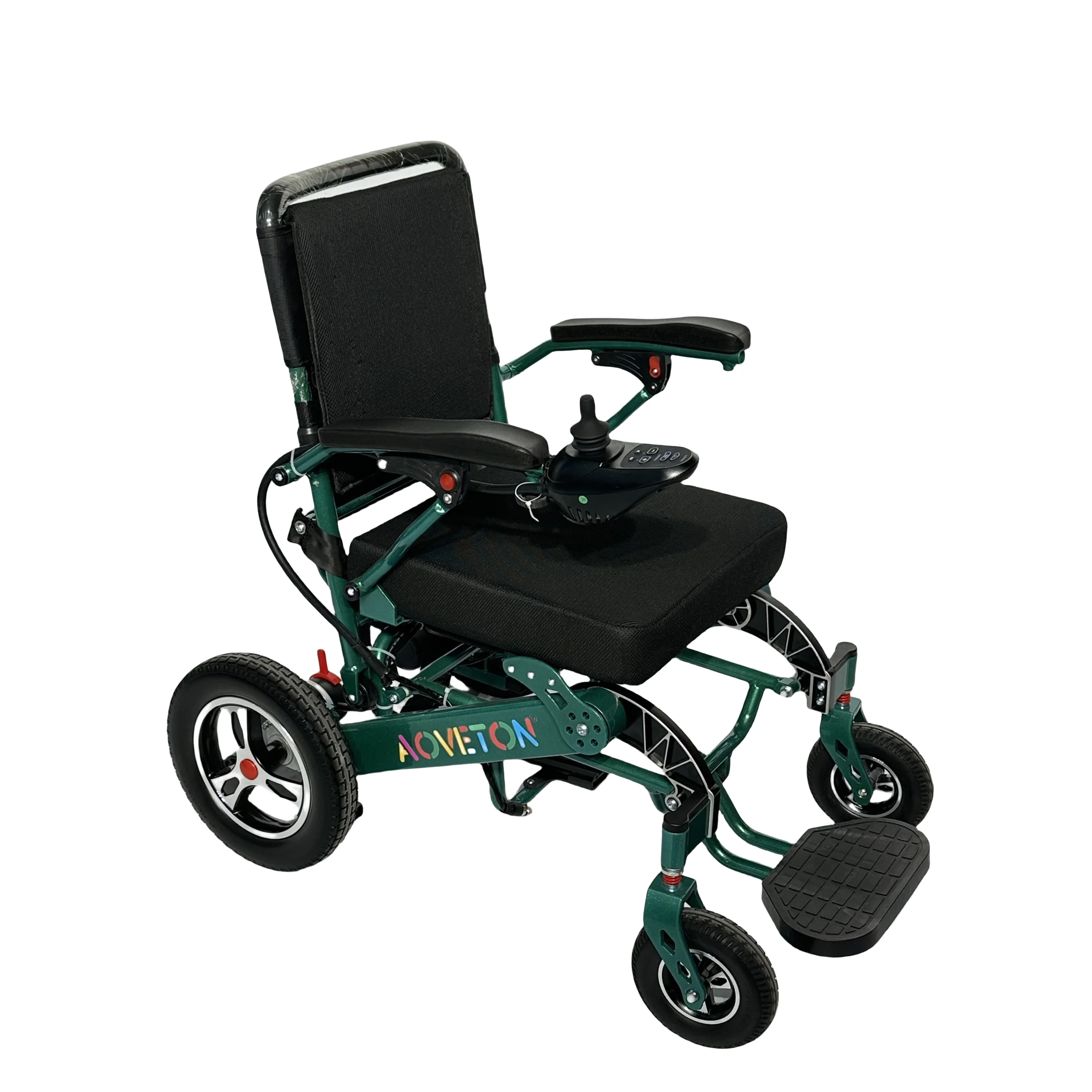 Manufacturer CE Certified Foldable Electric Wheelchair with Aluminum Alloy Frame 13485 Certification Hospital Furniture