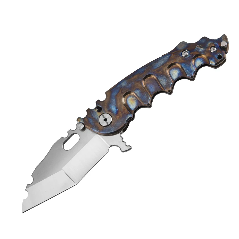 Best High hardness material D2 mens hunting survival folding tactical pocket knife wholesale