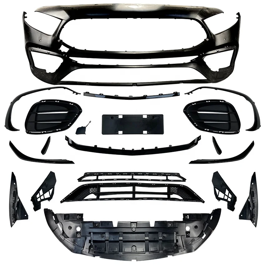 
Upscale2021 Suitable for Ben z A-Class W177 A180 A200 A220 A35 A45 AMG Front Bar Front Bumper Assembly Large Enclosure 