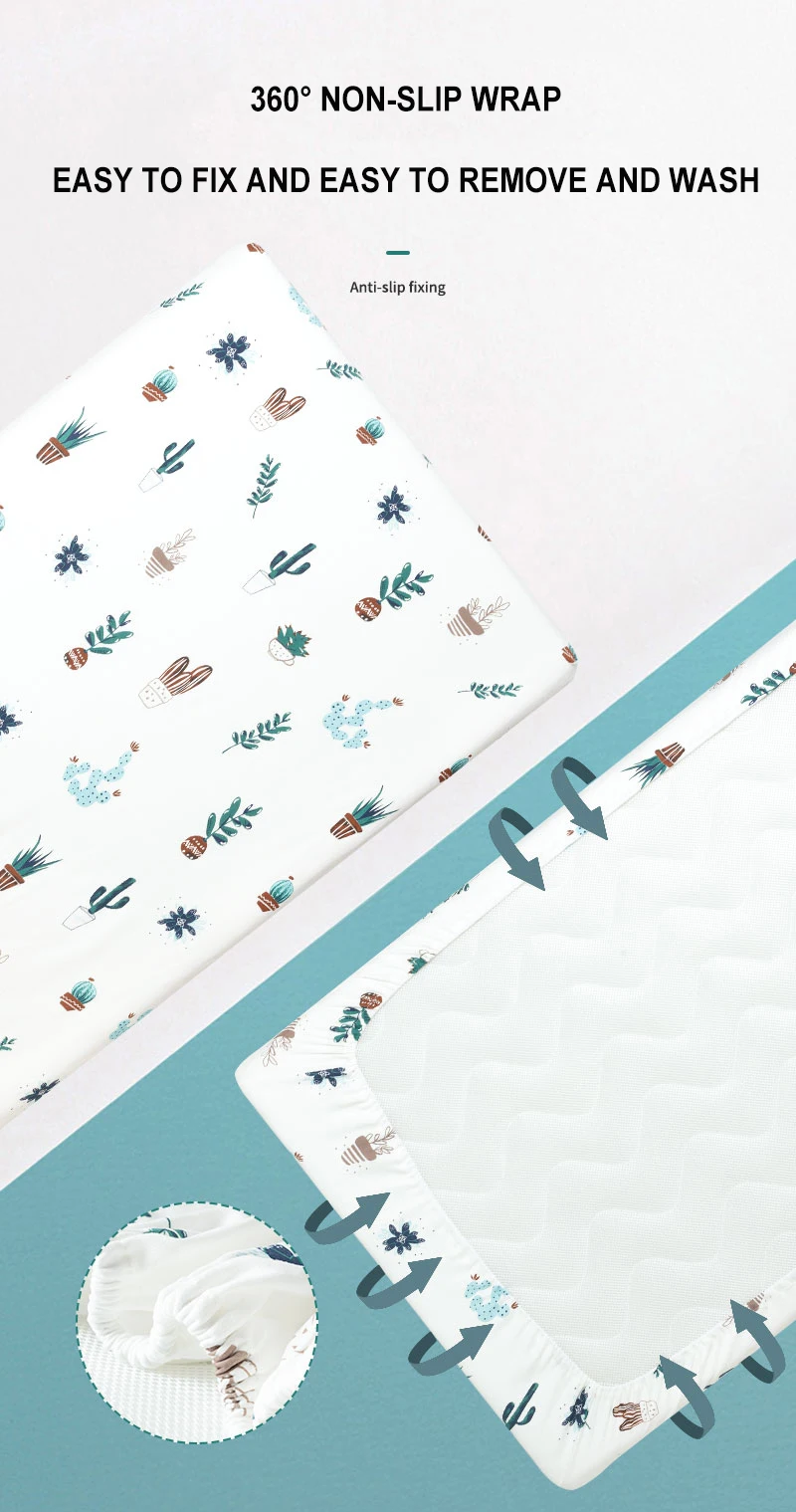 Factory Directly Wholesale Baby Cot Sheet 100% Cotton Bamboo Bassinet Mini Crib Cot Sheets