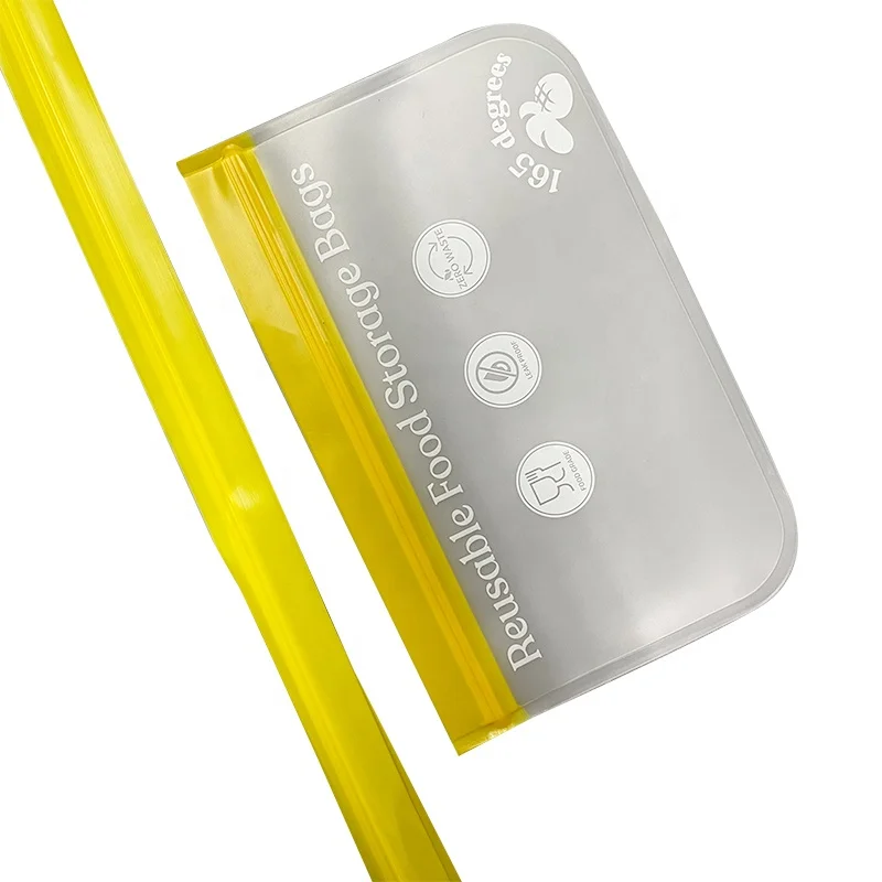 Hot Selling Low Price Clear Fruit Packaging Bags For Reusable Silicone Food Storage Bags