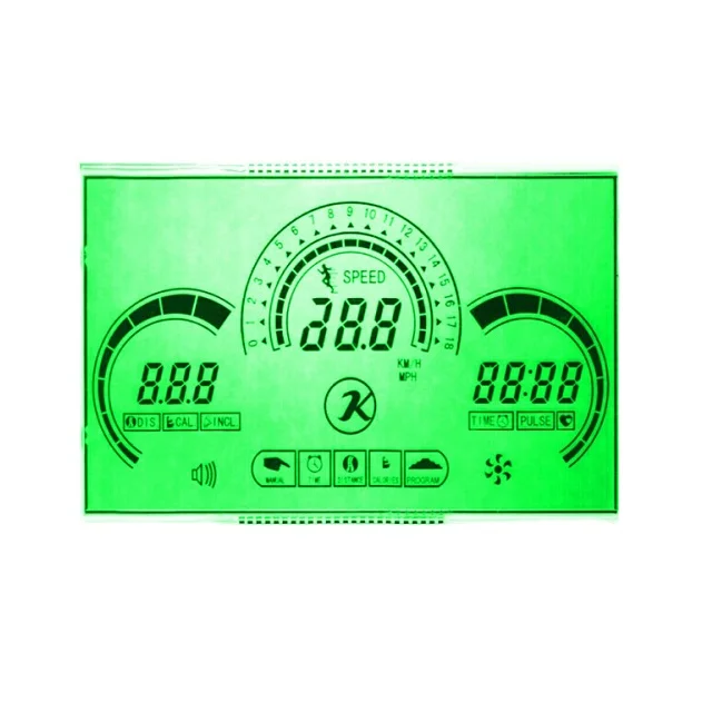 12 Pin Segment Lcd Display Low Power Consumption 2.8V Lcd Display Module