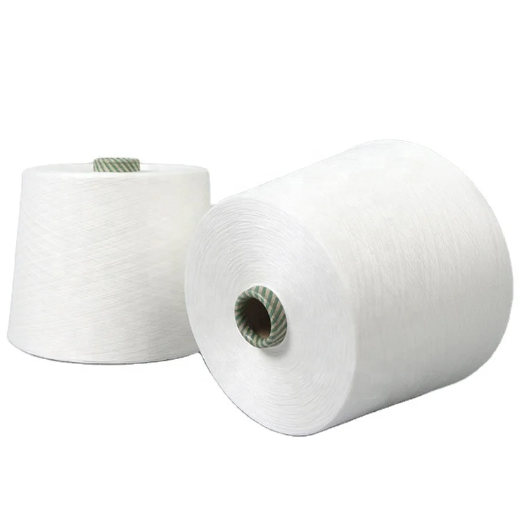 Hot Sale High Quality 40S PVA Yarn Exquisite Lace Embroidery White Filament 40 Degree Texturized Water Soluble Yarn in Stock
