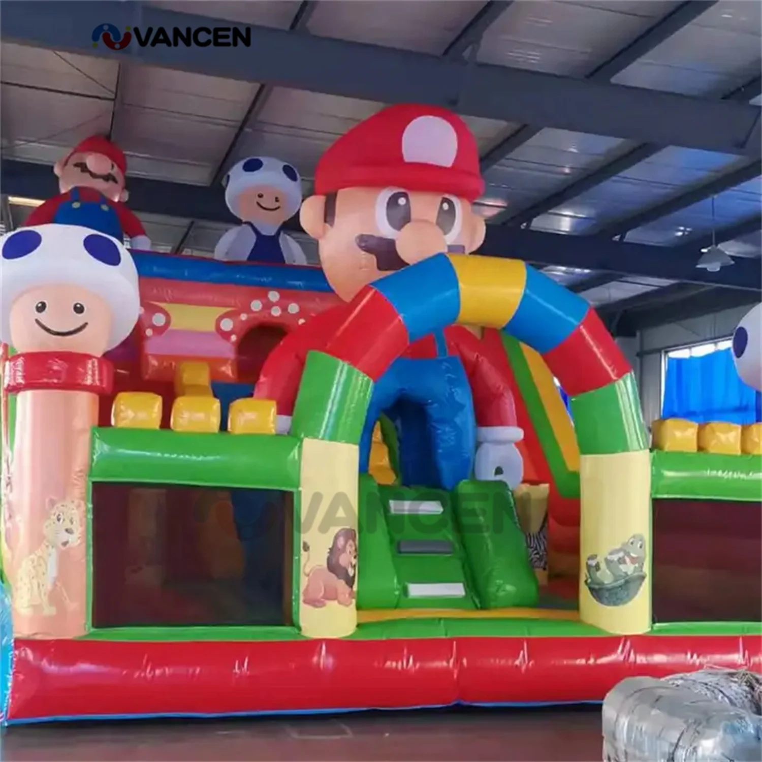 Kids bounce house commercial jumping castle bouncer combo obstacle course mini inflatable bouncy castle playground customizable