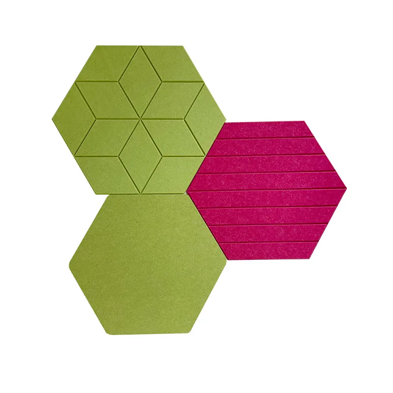 High Quality 9MM Fireproof Noise Absorbing Panels Soundproof Wall PET Acoustic Panels