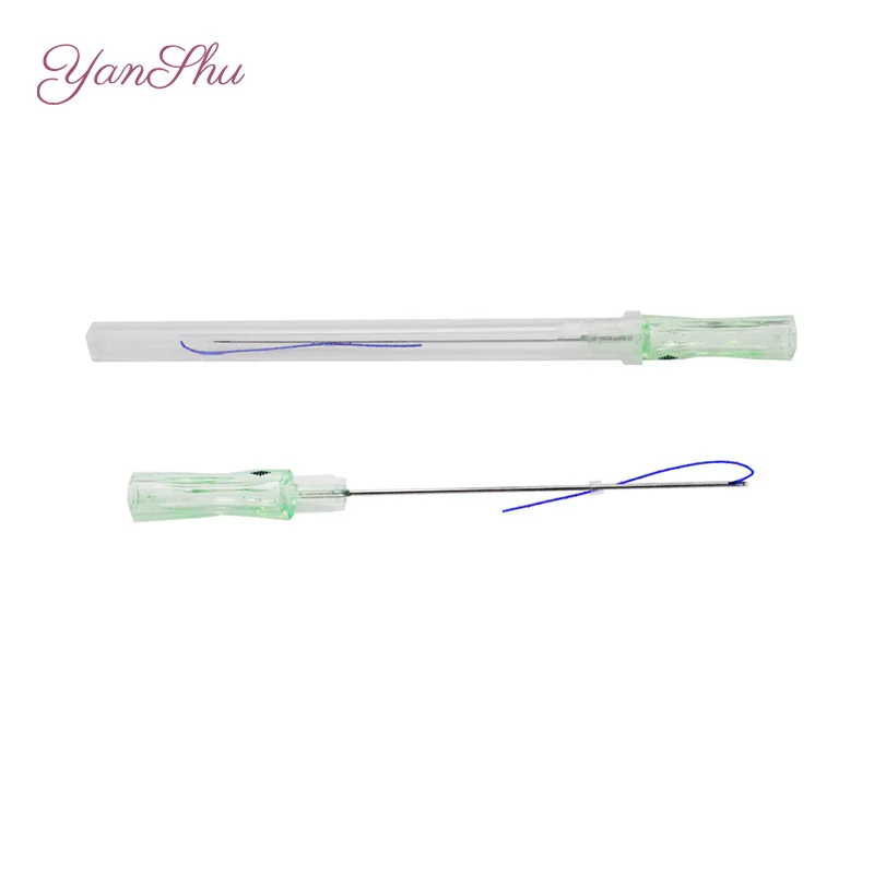 factory direct sale Support for custom pdo thread with needle V-line for face lift the temple Cog 5-119G*90mm