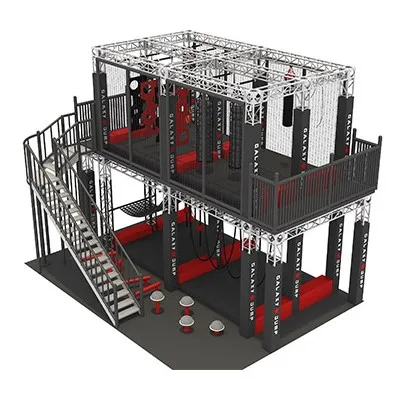 Inflatable Soft For Kids Play Area  Ninja Warrior Obstacle Course Indoor Playground Equipment