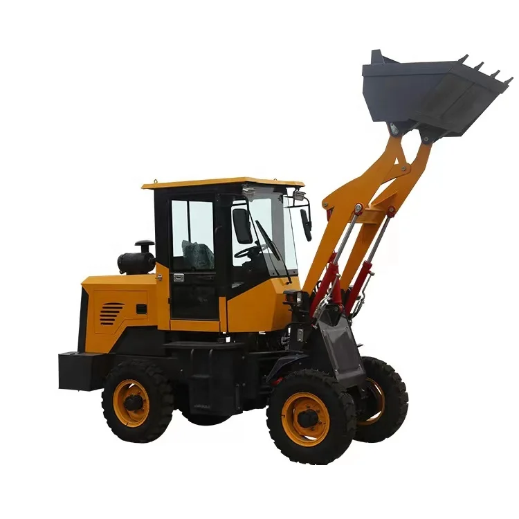 Ce Certified Battery Powered Small Front End Loader Capacity 600Kg 800Kg 1000Kg New Mini 1 Ton electric wheel loader