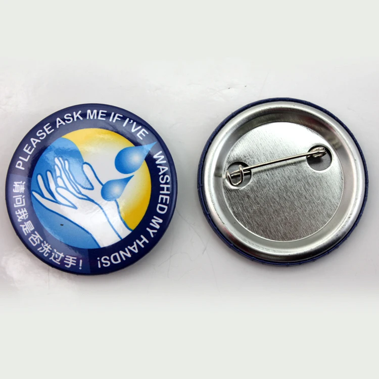 FPresse Metal Badges Factory Directly Promotional Gifts Custom Made Printed Logo Button Badge Custom Tinplate Button Pin