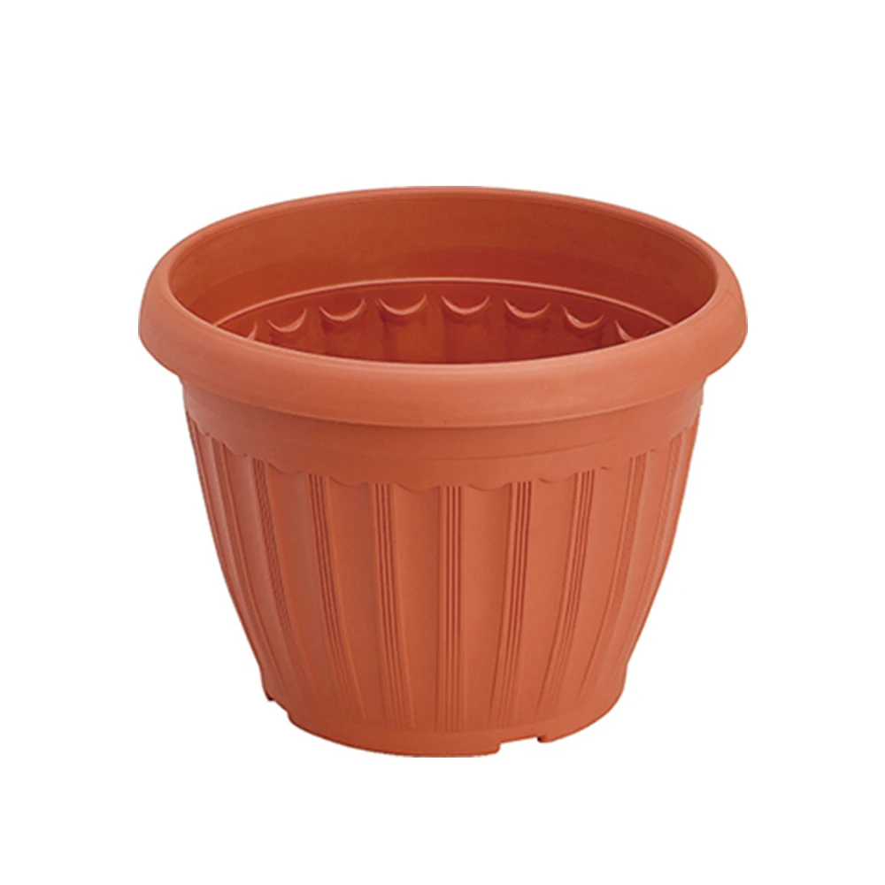 Round outdoor garden plastic orchid plant flower planter pot
