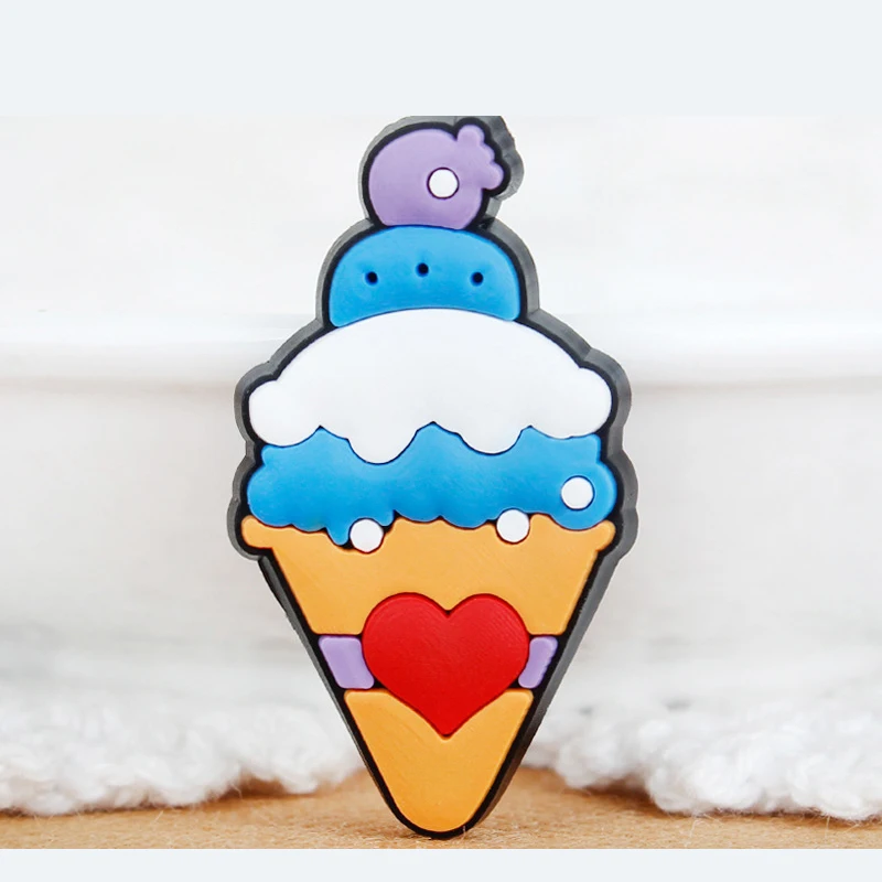 Customized Made Picture Fridge Magnets Cartoon Ice Cream Colorful Custom Photo Fridge Magnet Glass Wholesale Tourist Souvenir