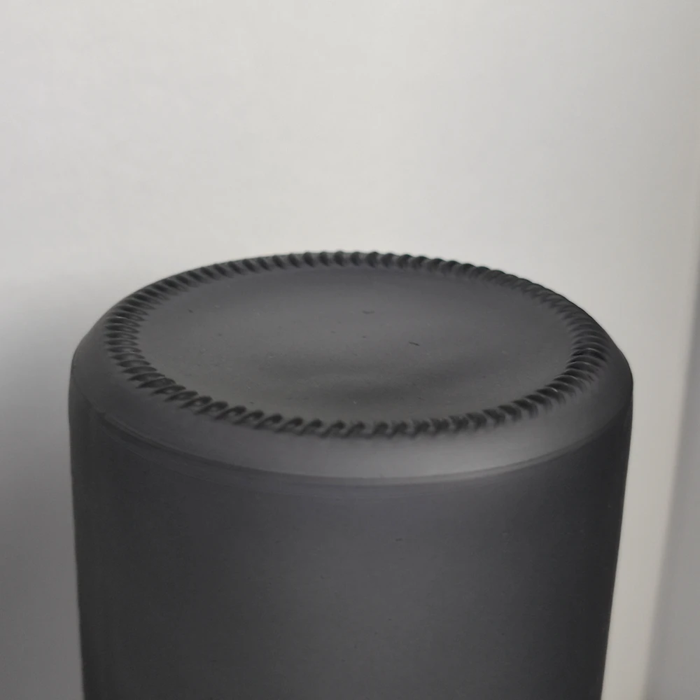 250g 8 ounce 80z  250ml amber straight sided glass bottle with matte black plastic lid for cream