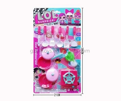 children play tableware set toy cooking toys  plastic kitchen dinnerware pretend playing toy for kids