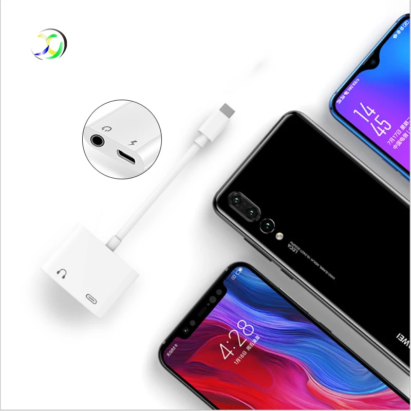 3.5mm Jack Audio 3A Fast Charging Cable Oem Converter Adapter Splitter Cable