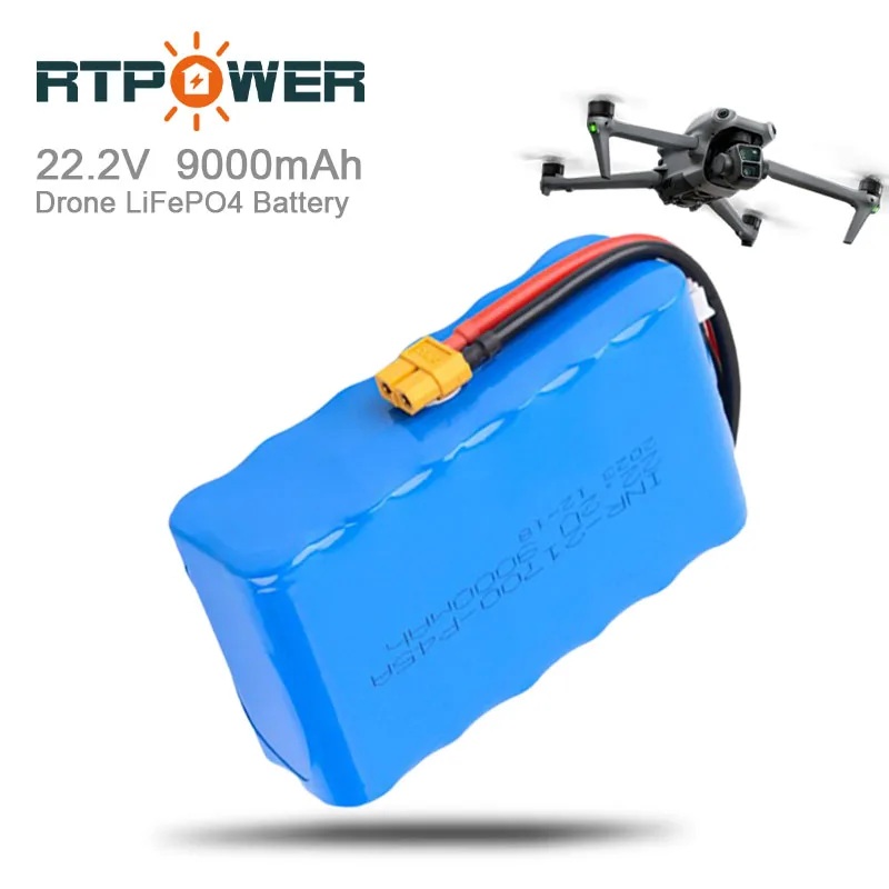 22.2V 9000mah 80A UAV/Drone Battery Agricultural Spraying drone battery XT60 XT90