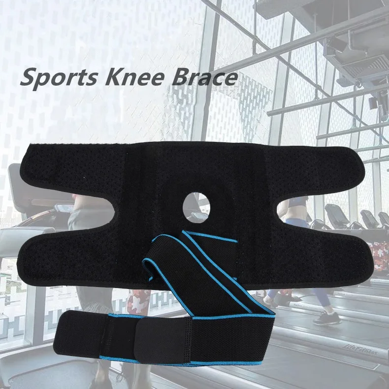 Amazon Hot Selling Compression Knee Sleeve Best Knee Brace Neoprene Knee Support With Holes
