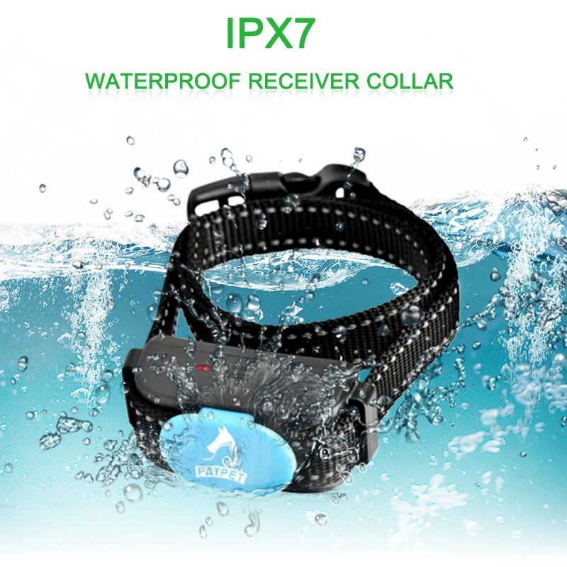 Удаленный лай ударов черный ошейник тренировочная собака без лая