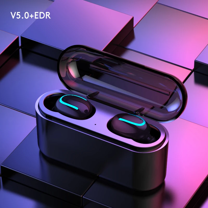 Мини Bluetooth 5,0 наушники с микрофоном True Stereo In-Ear беспроводные наушники