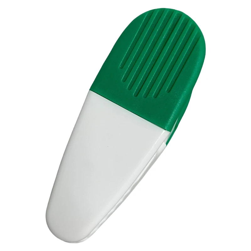 Hot Sale Plastic Oval Shape Magnetic Memo Clip Magnetic Note Clip Fridge Magnet Note Clip Custom