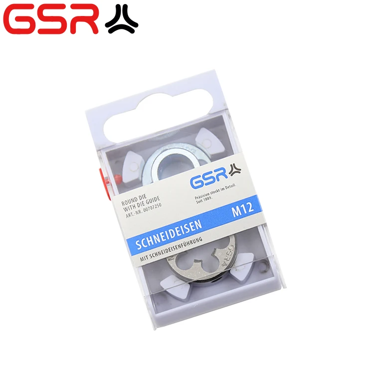 HSS threading dies with die guide coarse & fine thread bsf hss round hex threading dies