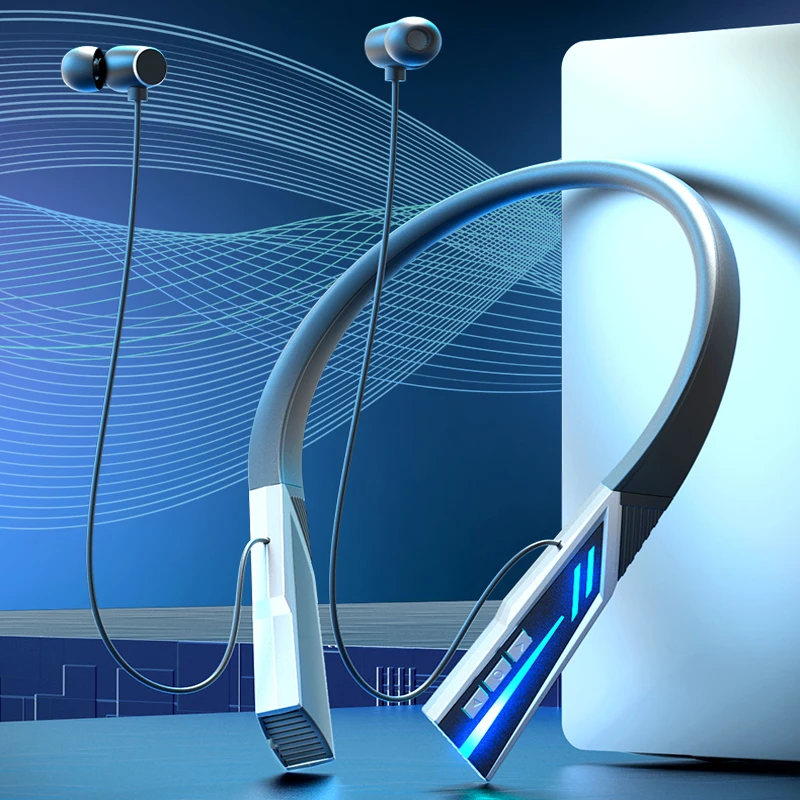 YSY-6 TWS Neckband Earphone Waterproof Sports Headphone Wireless Bluetooth Earphones With Mic