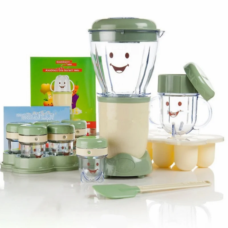 Green Plastic Automatic Mini Fruit Juicers Other Baby Feeding Supplies Blender
