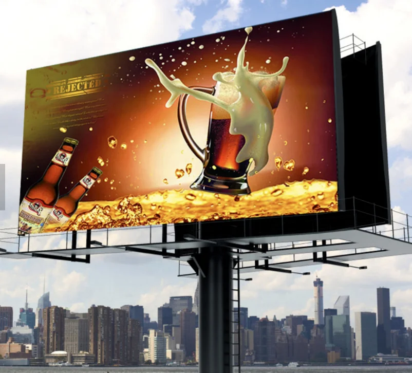 LED sign board advertising outdoor led screen digital signage display full color building display led outdoor screen