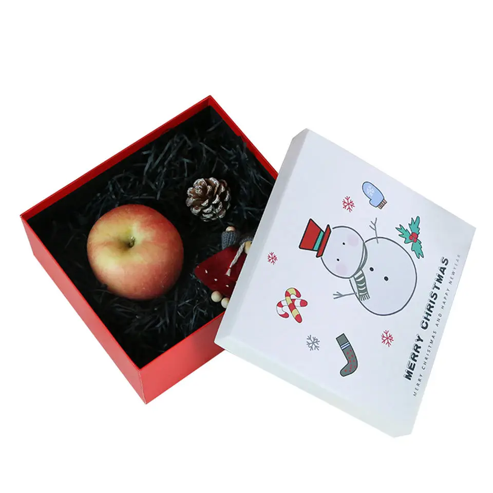 Wholesale customized Jewelry Kid Candy cookies christmas gift box eve cake paper boxes for christmas gifts box packaging