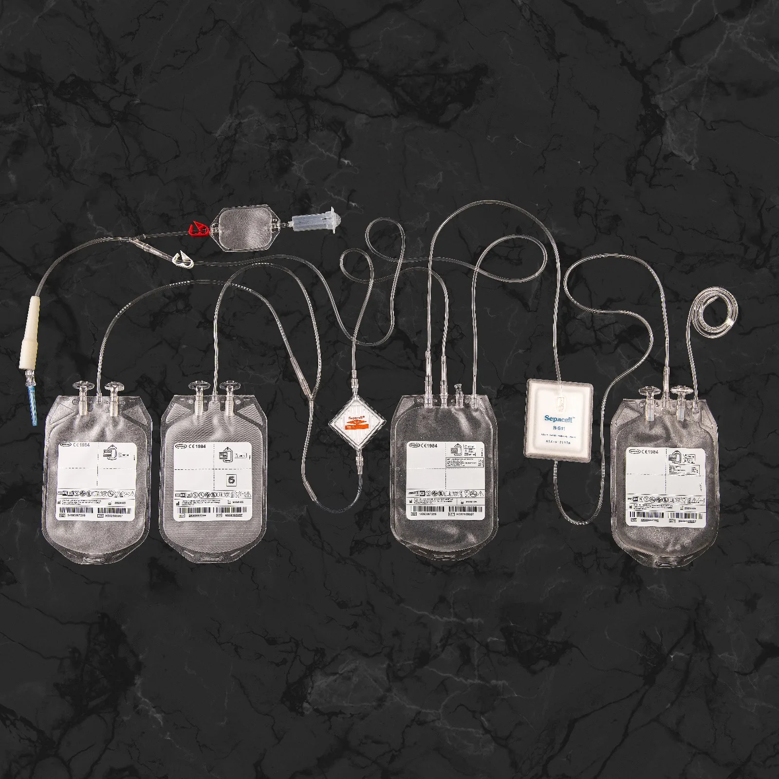 350ml Tripple Blood Bag Steril Medical Transfusion Device Single Quadruple Double Modules On Stock Best Quality Premium Product
