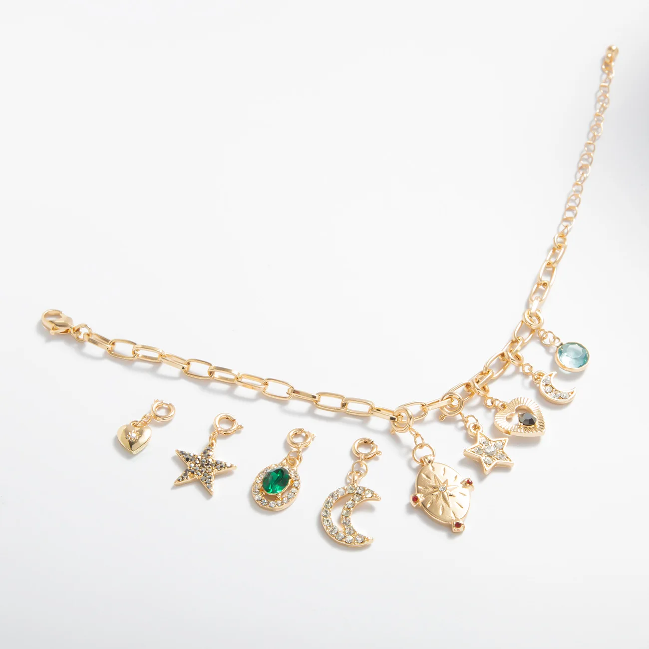 Charm Pendant Necklace Ins Trendy Stylish Adjustable DIY Female Necklace Pastoral Ocean Animal Heart Cute Pendant Necklace