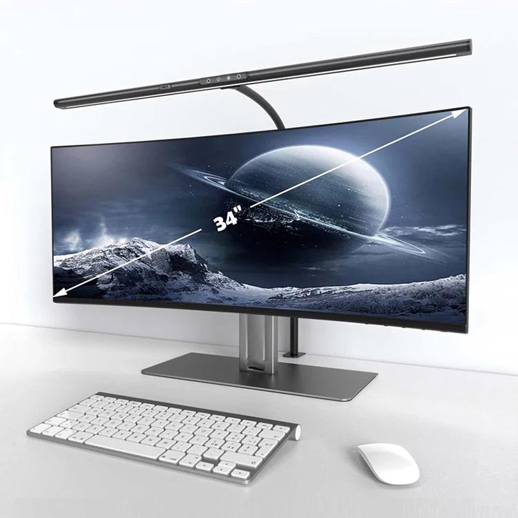 2023 Light Luxury Modern Reading Working Dimmable Minimalistic Hot Sale Intelligent Led Clip Flexible Desk Table Lamp