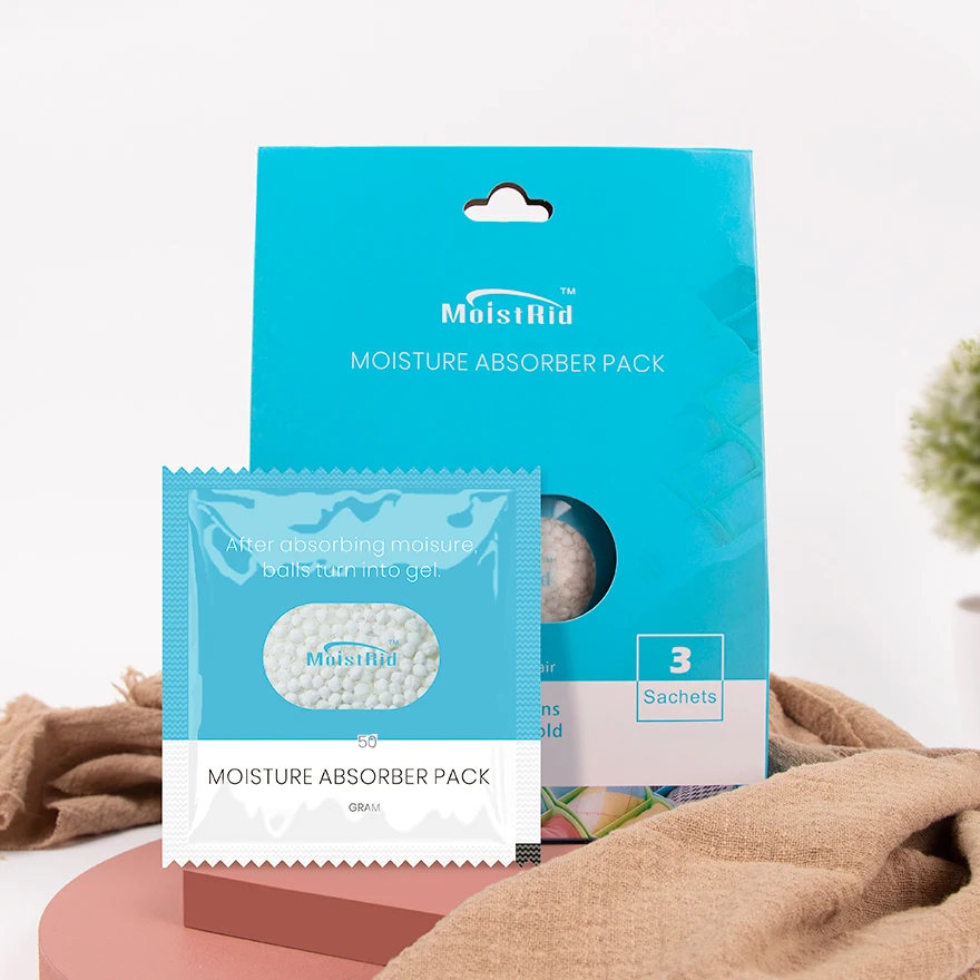 Mini Eco Friendly Moisture Absorber Packets for Clothes Storage And Electronics