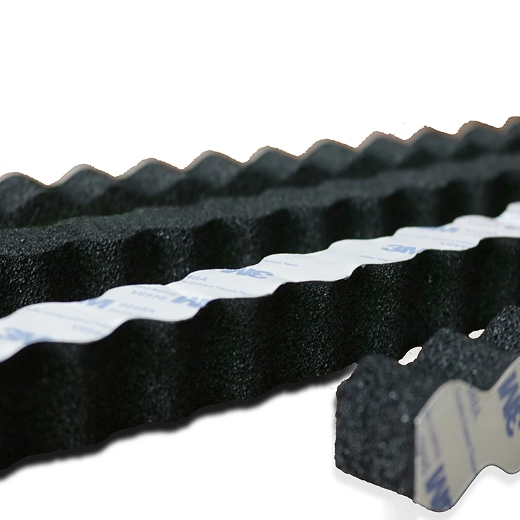 High Density Car Door Speaker Sound Proofing Rubber Foam Strips