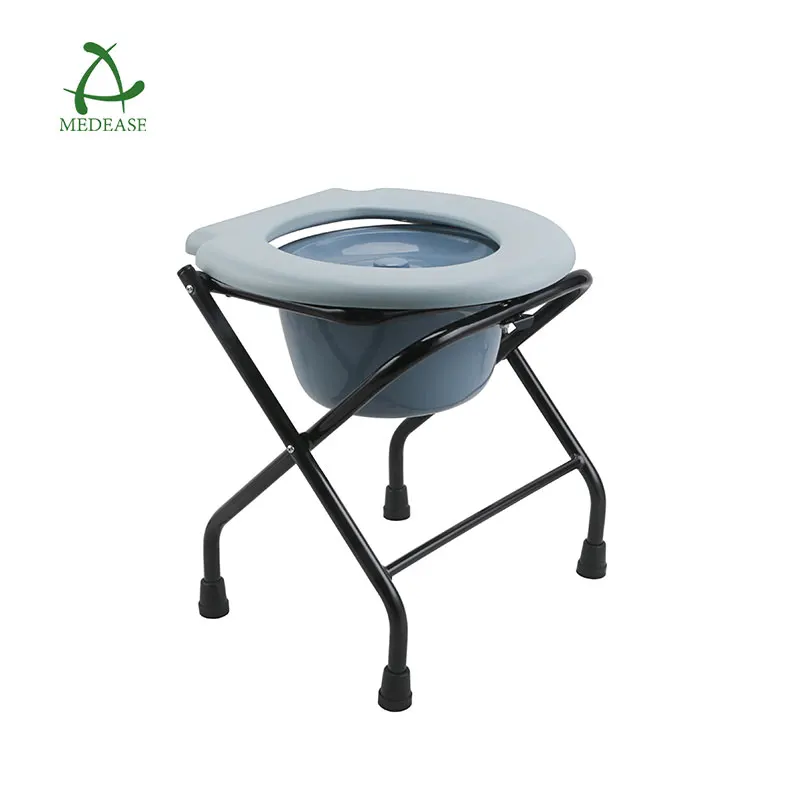 Rehabilitation Products Single Seat Home Medical Commode Weight Capacity 150 Kgs Easy Tool Sit Lavatory Chair