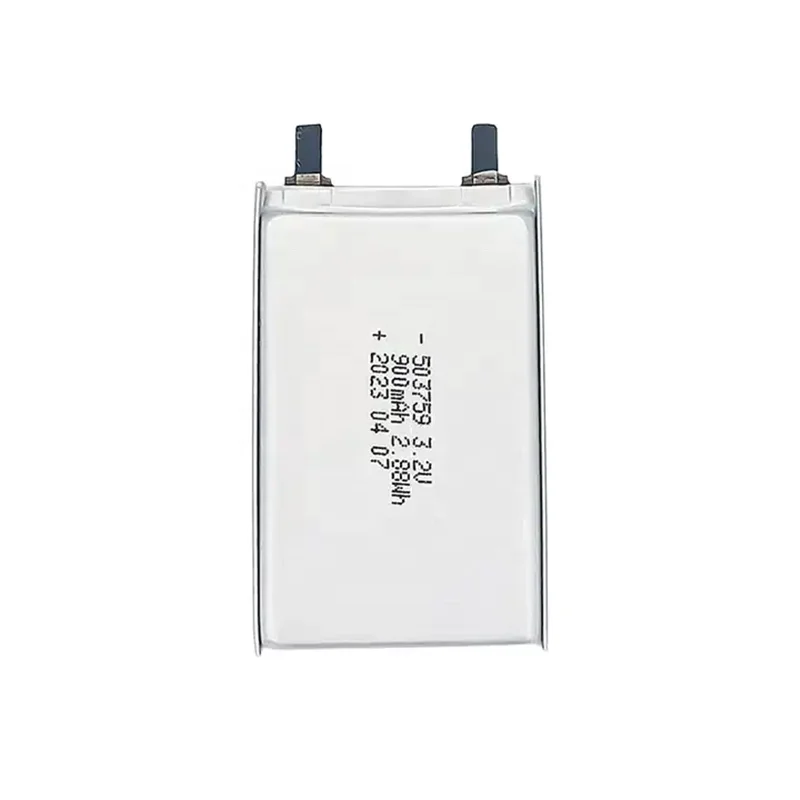 Factory Supply Super Thin 900mAh 3.2V Rechargeable Li-Polymer Battery with NCM Anode for Power Tools