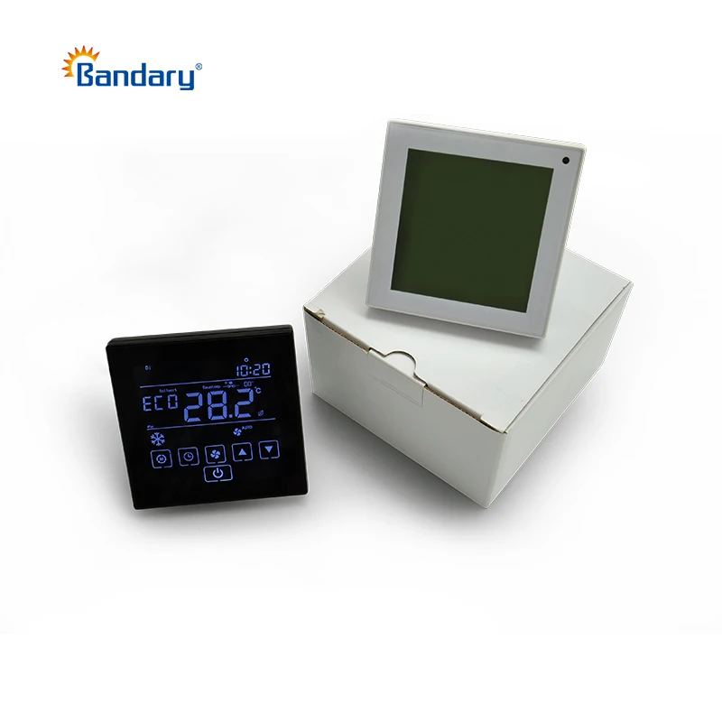 Smart Home Thermostat for Air Conditioner 2/4 pipe 3 -stage fan speed with Modbus Cooling and Heat Function