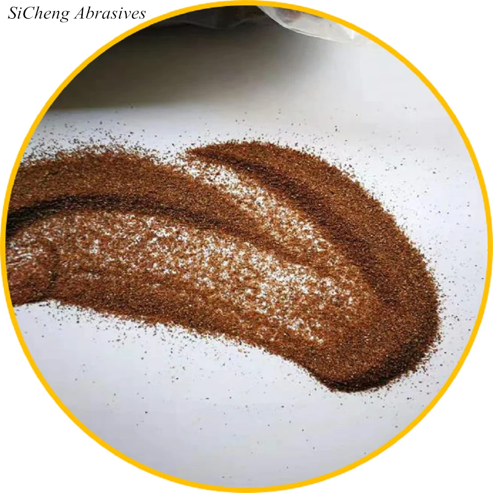 30/60 mesh garnet sand media for polished metal