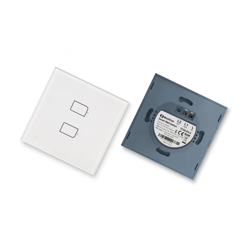 BroadLink Wifi RF 1/2/3 gang Interruptor Inteligente For Smart Home Life TC2S US UK EU Single Live Smart Light Wall Touch Switch