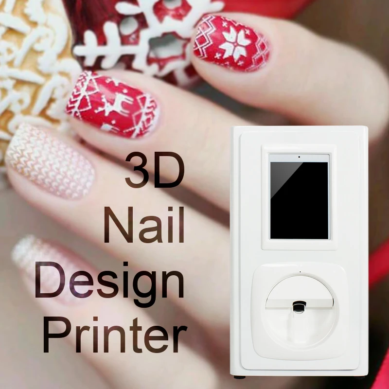 3D Art Mobile Nail Printer Machine Drawing Photo Digital  Automatic Nail Art Printer