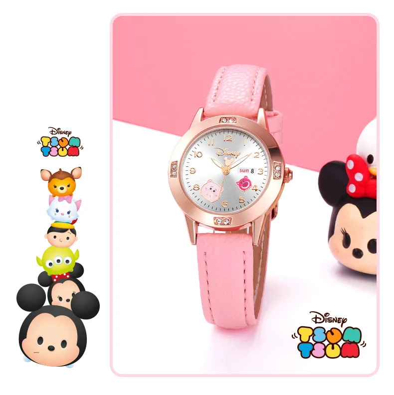 Best Quality 3D Printing Mickey Mouse Watch Cartoon Hands Disney Kids Watches