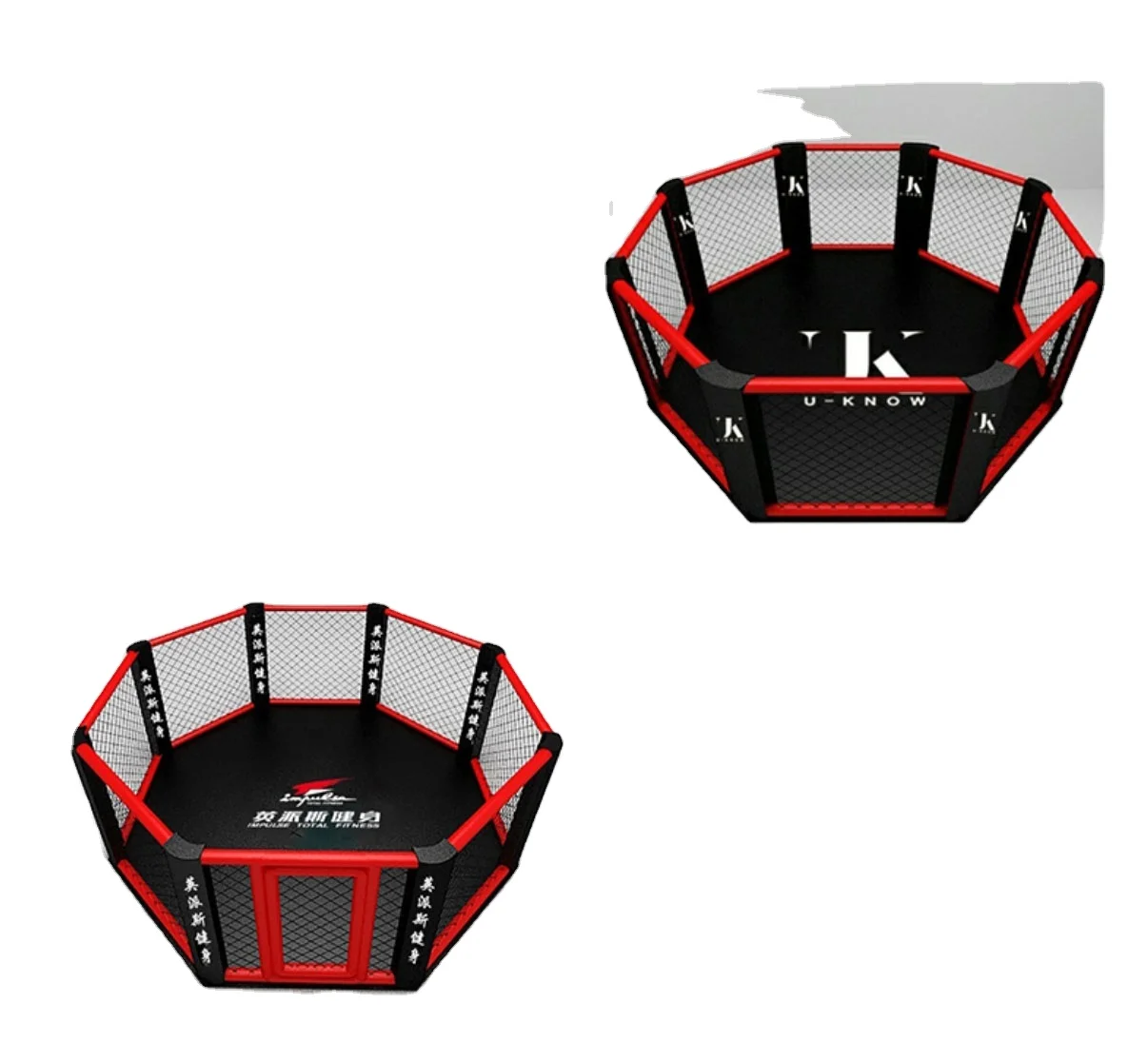 Professional fighting competition Custom logo UFC cage Octagon for sale