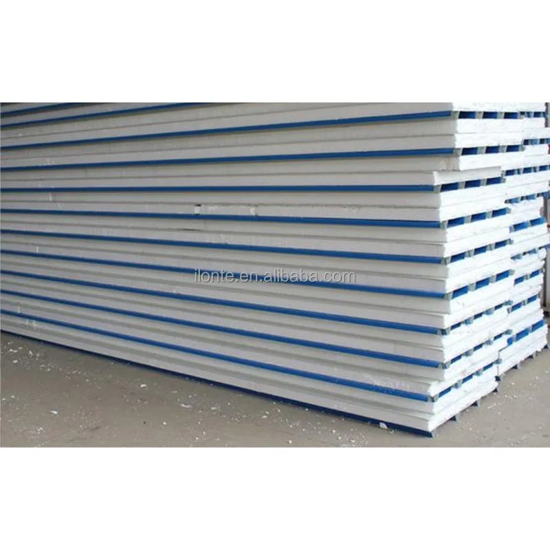 Pu Foam Wall Pir Insulated Sandwich Panels  Polyurethane Corrugated Sandwich Roofing Panel