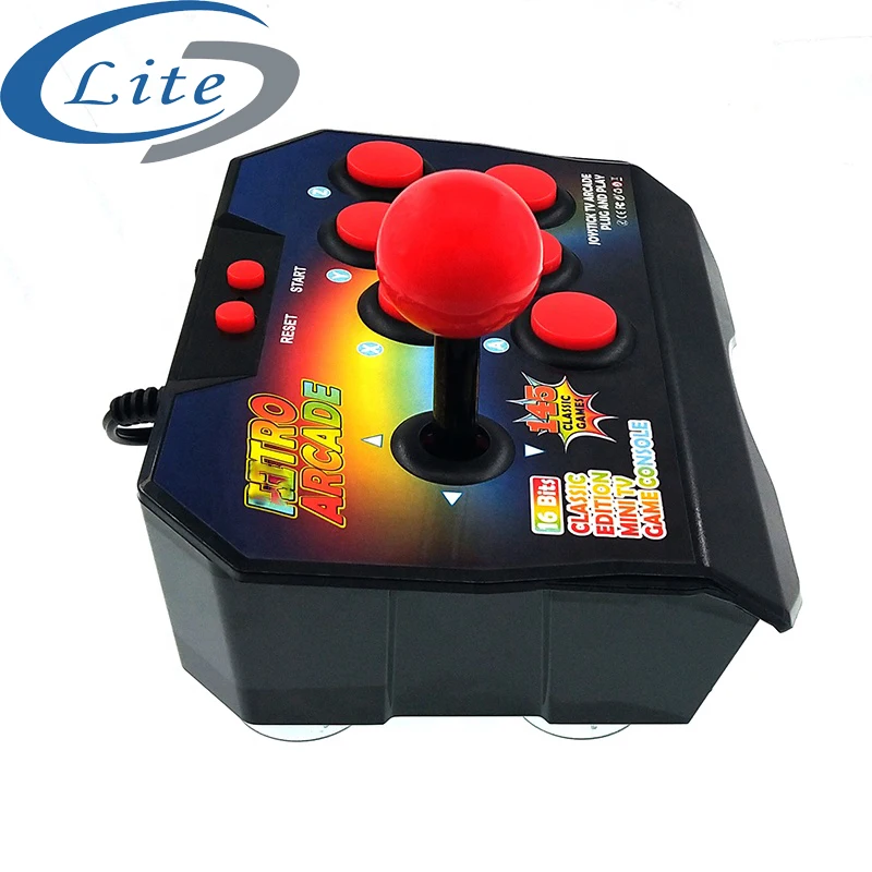 
Hot Selling 16 bit Classic Retro Video Game Arcade Console Mini Nostalgic Arcade 145 in 1 Joystick Arcade Game For Children Home 