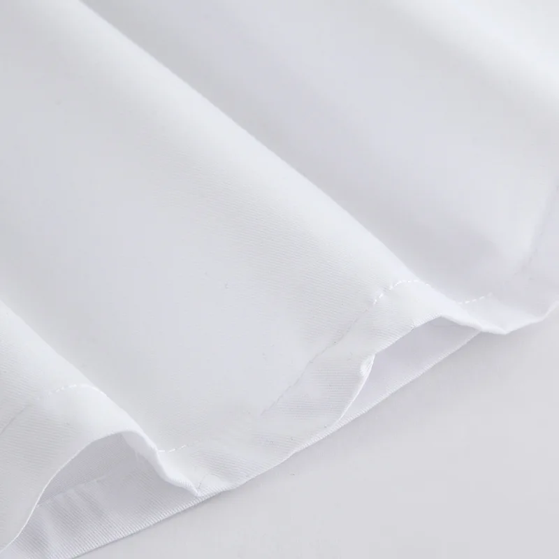 Wholesale 100% Cotton Twill Fabric Teen Boys Girls High School Uniforms Top Students White Shirt Top Blouse