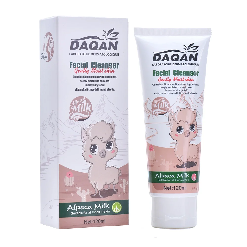 Daqan Alpaca молочный экстракт никотинамид увлажняющее средство для очищения кожи лица