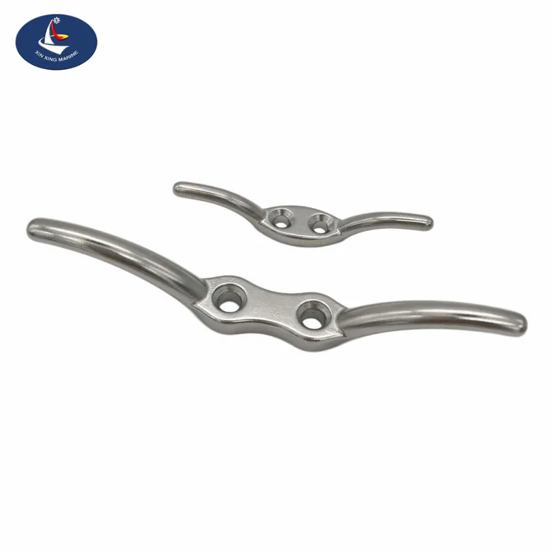 Flagpole Cleat Hook 6 Inch Silver Cast Hardware for Flag Rope