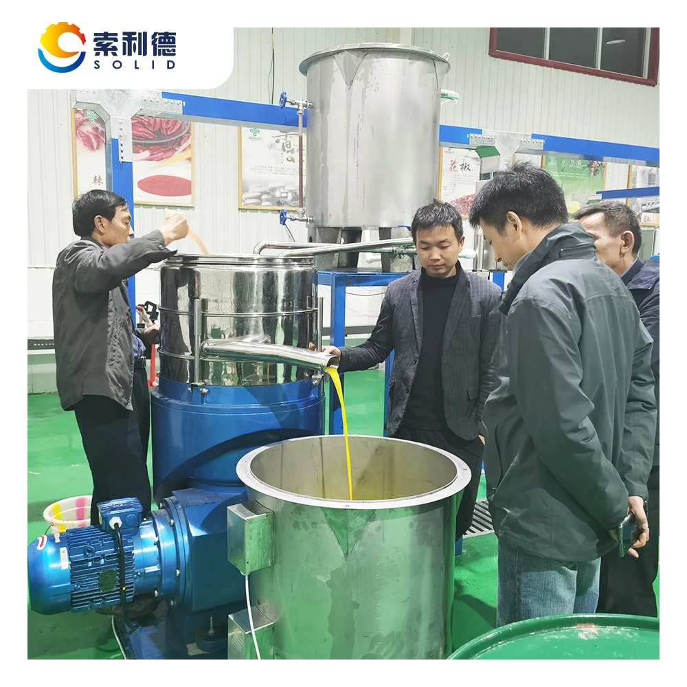 5T/H Cold Pressed Olive Oil Machine Extracted By 3 Phase Olive Oil Decanter Centrifuge and Vertical Separator