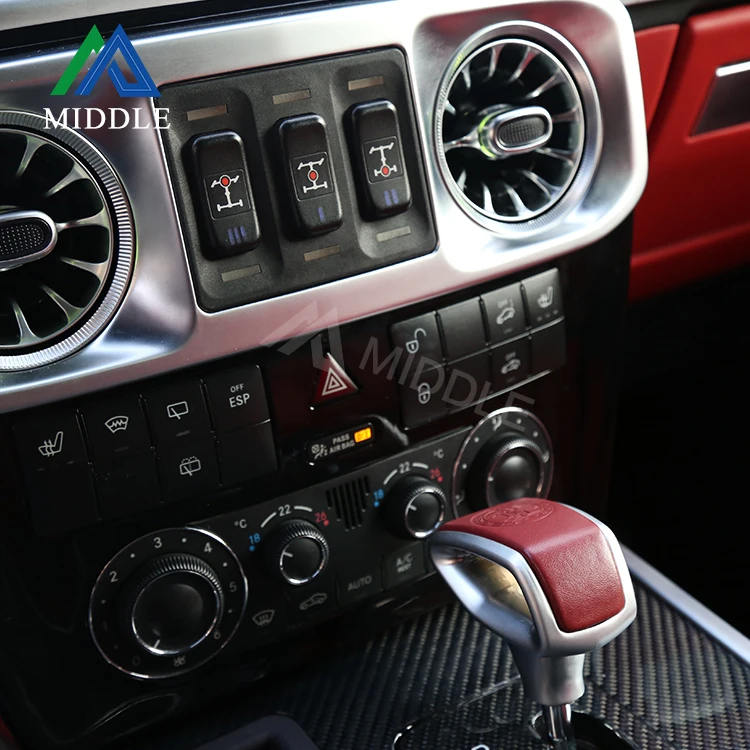 Середина G350 G500 G63 Роскошный аксессуар для салона автомобиля 2002-2018 года обновление W463 Mercedes-Benz класса G до W464